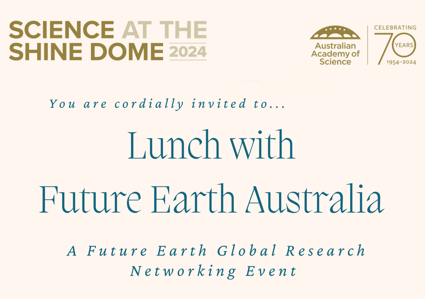 Lunch with Future Earth Australia